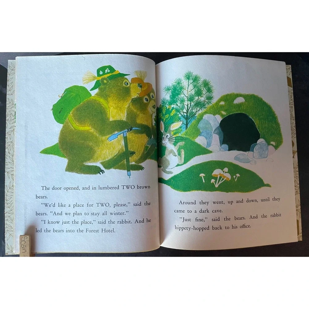 Forest Hotel Counting Story Little Golden Book 1977 Steincrohn Davis
